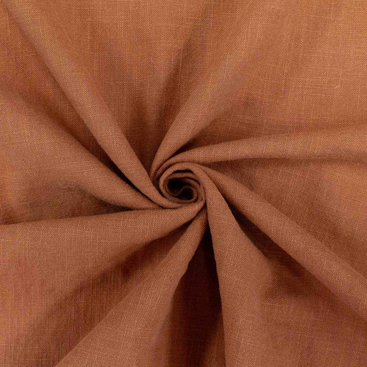 Linen Plain Weave - Brick