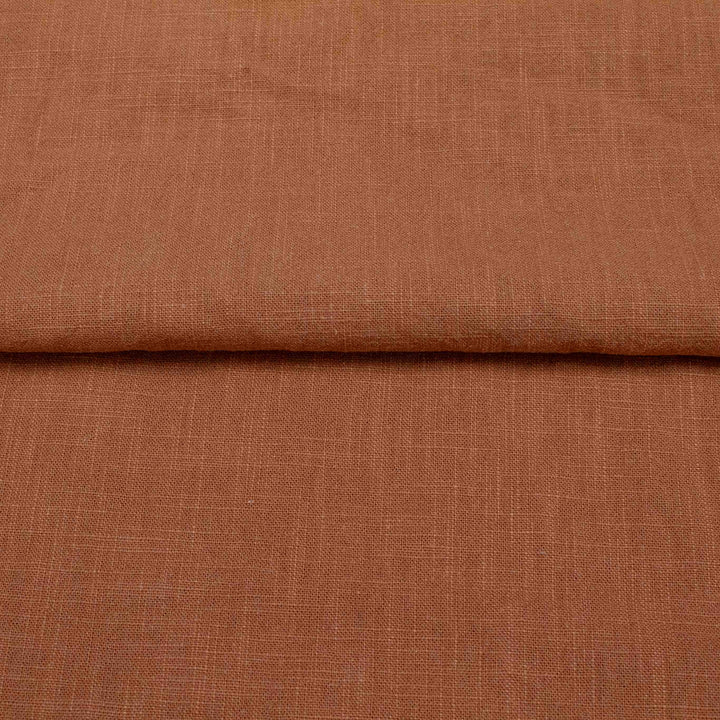 Linen Plain Weave - Brick