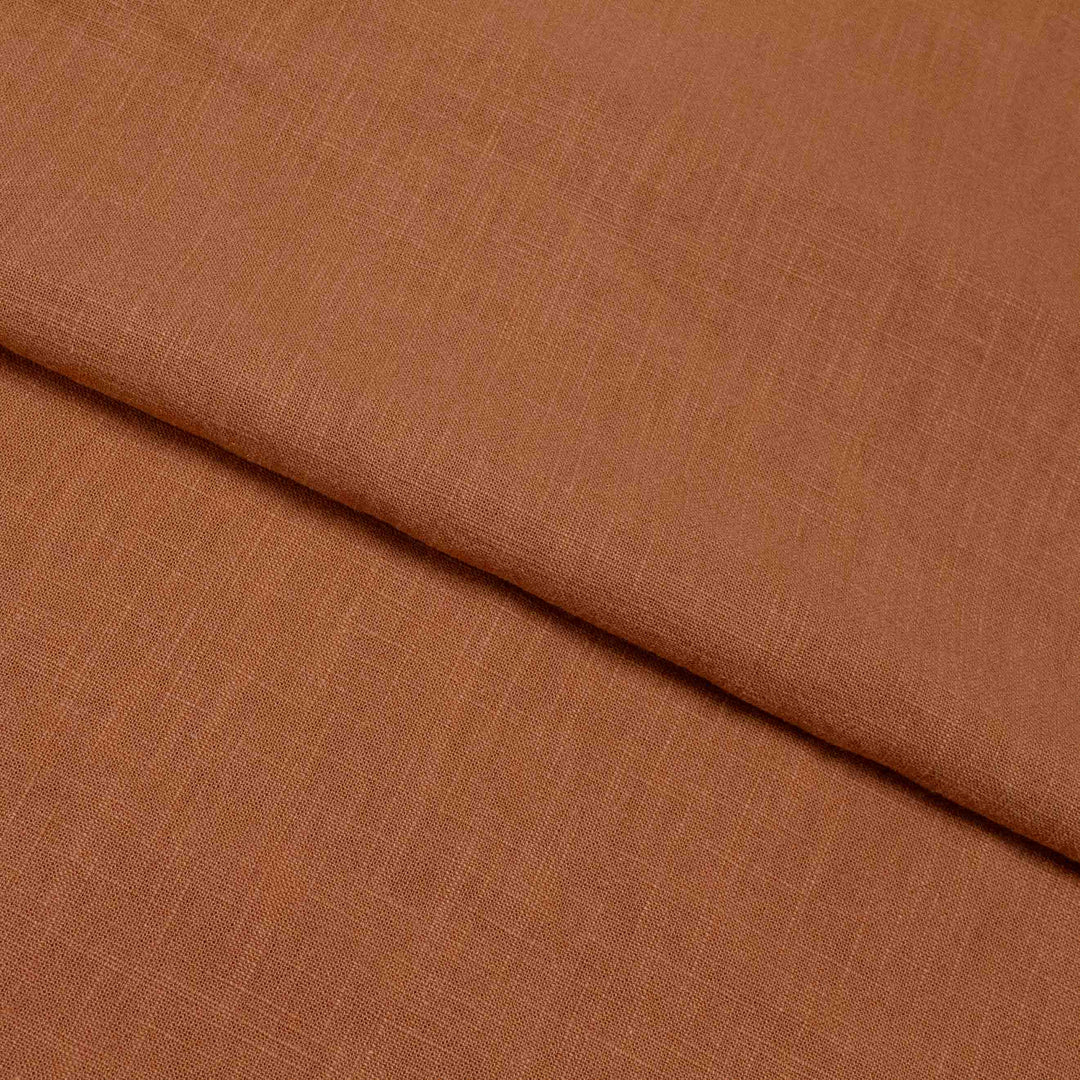 Linen Plain Weave - Brick