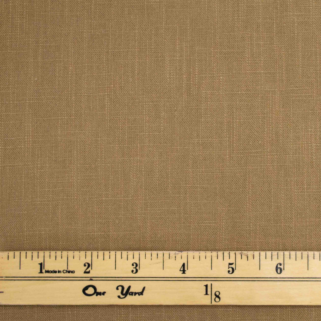 Linen Plain Weave - Camel