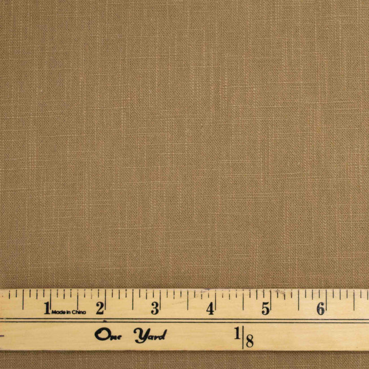 Linen Plain Weave - Camel