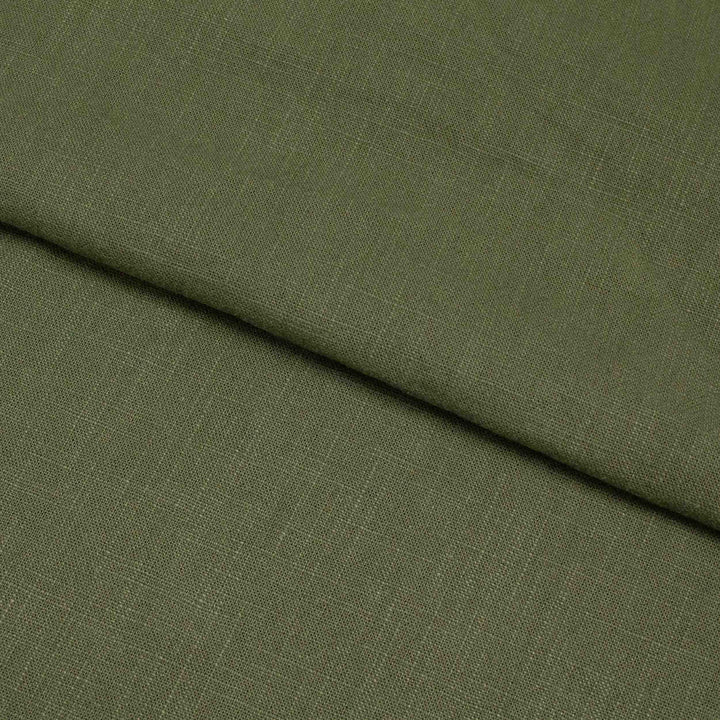 Linen Plain Weave - Deep Green