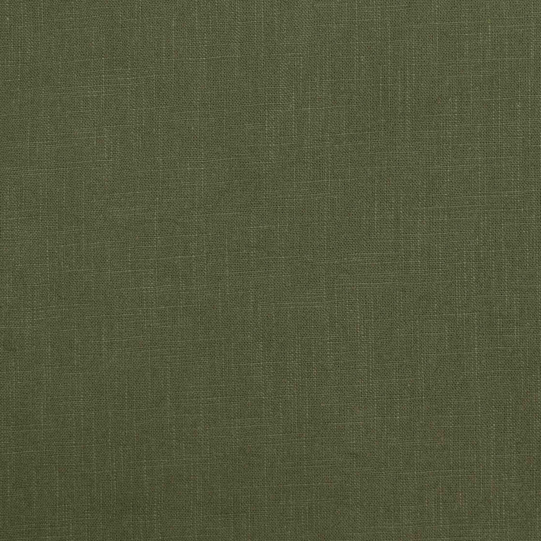 Linen Plain Weave - Deep Green