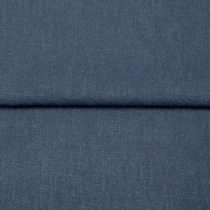 Linen Plain Weave - Navy