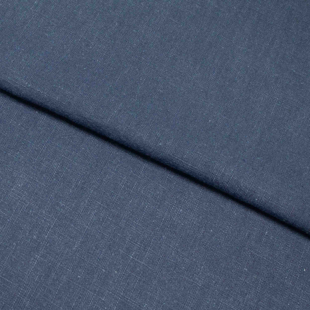 Linen Plain Weave - Navy