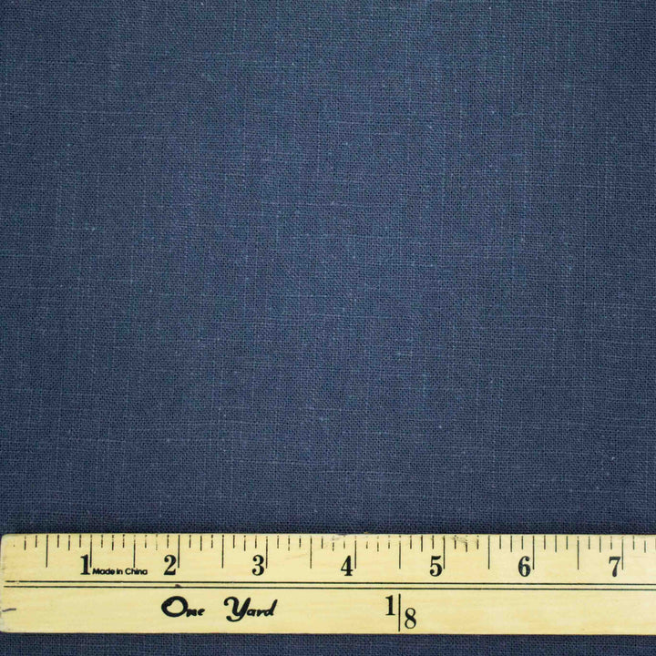 Linen Plain Weave - Navy