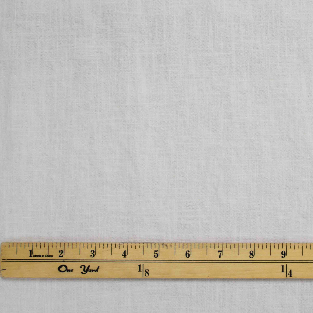 Linen Plain Weave - White