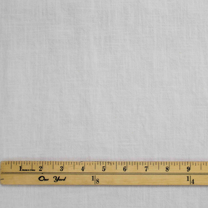 Linen Plain Weave - White