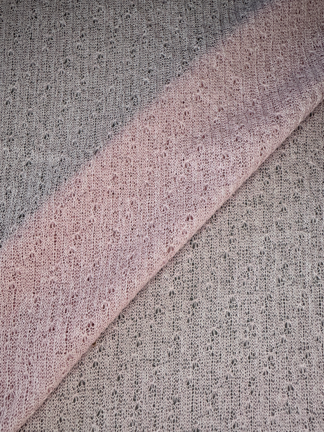 Sweater Knit - Poly Linen - Pale Pink