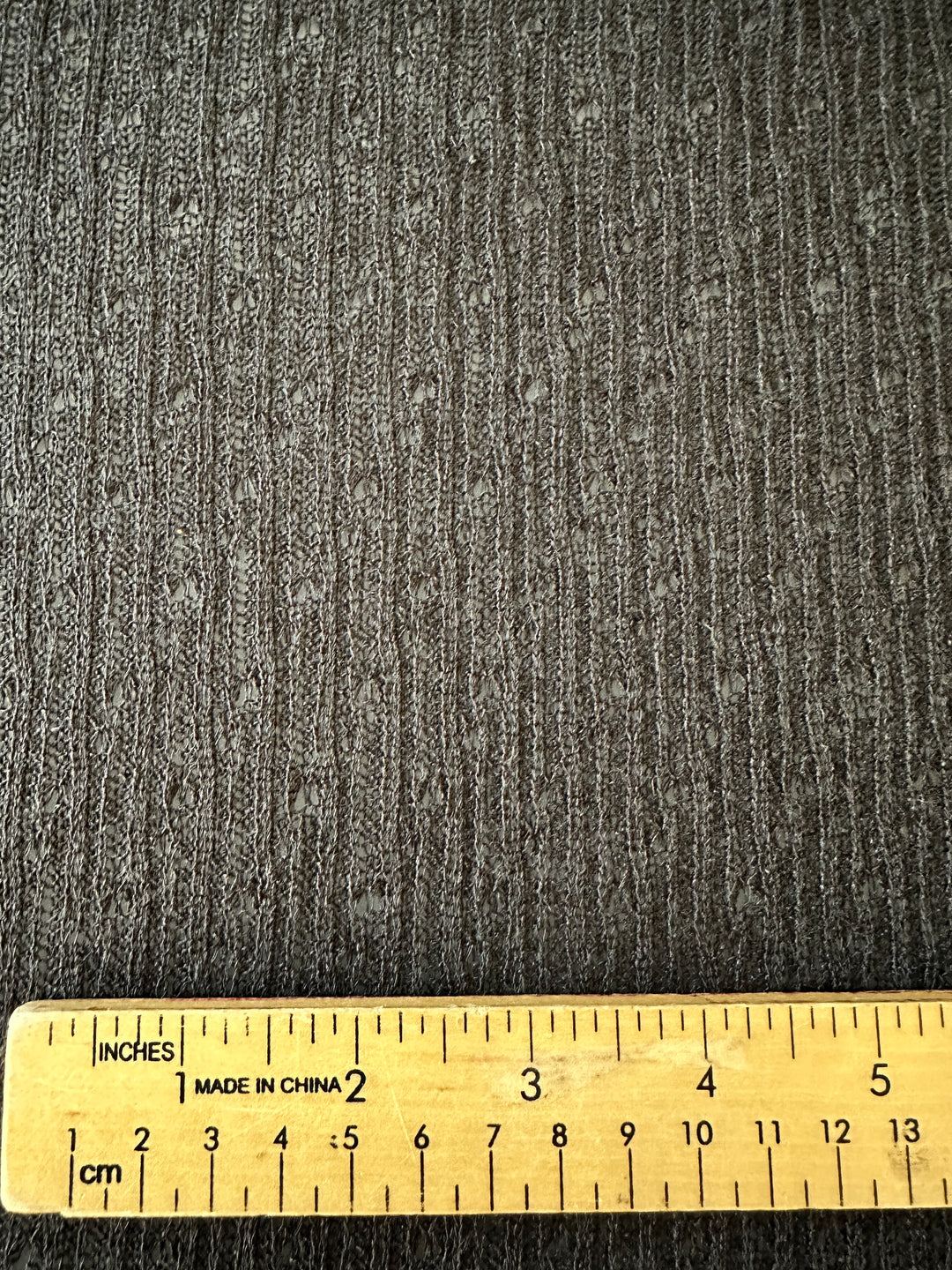 Sweater Knit - Poly Linen - Black