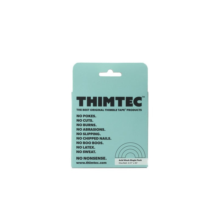Thimtec Thimble Tape Acid Wash – Protective cotton gauze tape for sewing and crafting