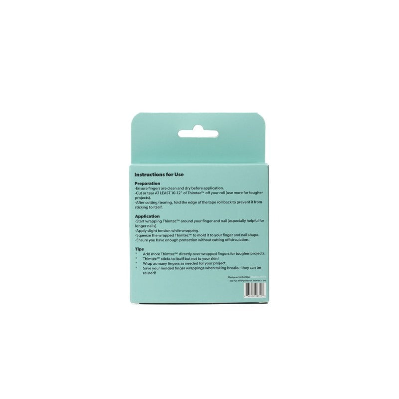 Thimtec Thimble Tape Acid Wash – Protective cotton gauze tape for sewing and crafting