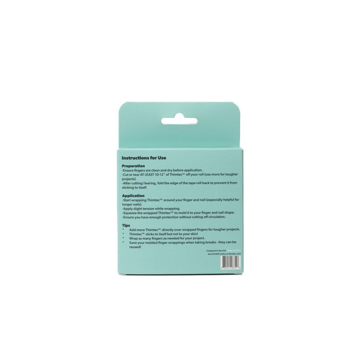 Thimtec Thimble Tape Acid Wash – Protective cotton gauze tape for sewing and crafting