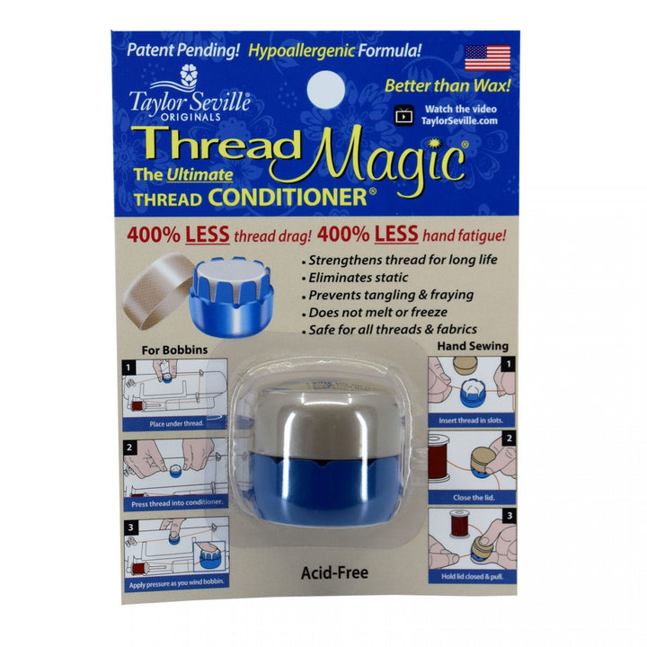 Thread Magic Round Thread Conditioner by Taylor Seville – Anti-static sewing accessory