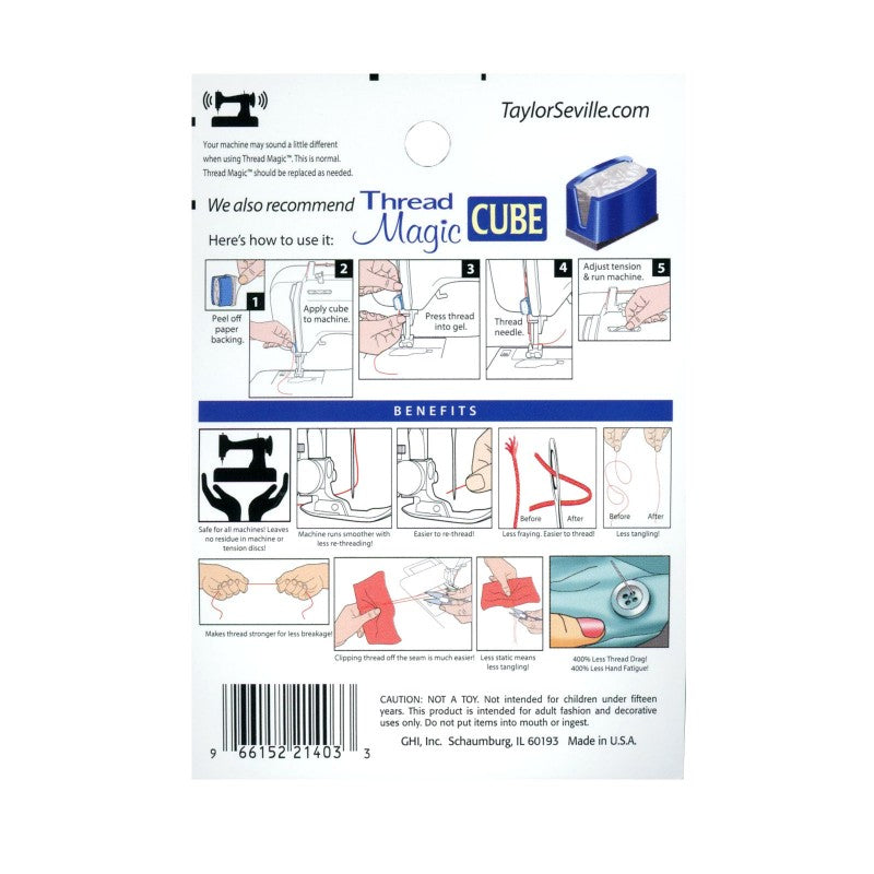 Thread Magic Round Thread Conditioner by Taylor Seville – Anti-static sewing accessory