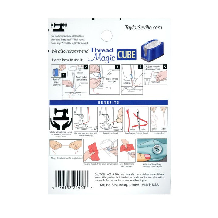 Thread Magic Round Thread Conditioner by Taylor Seville – Anti-static sewing accessory