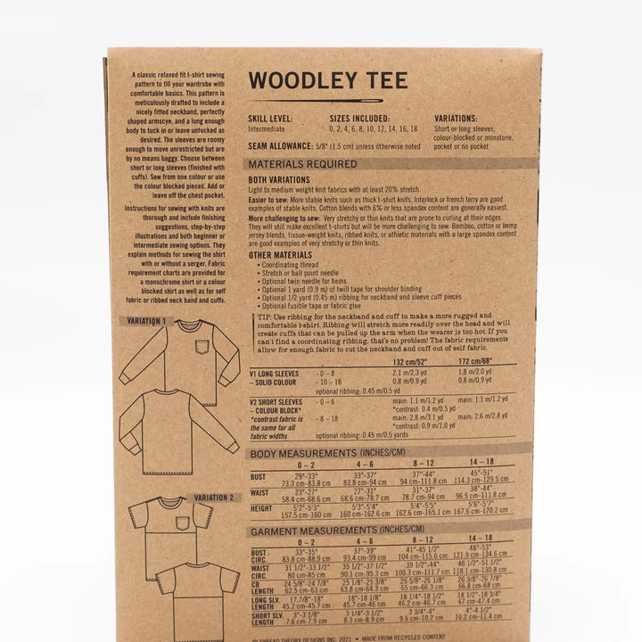 Pattern - Thread Theory - Woodley Tee