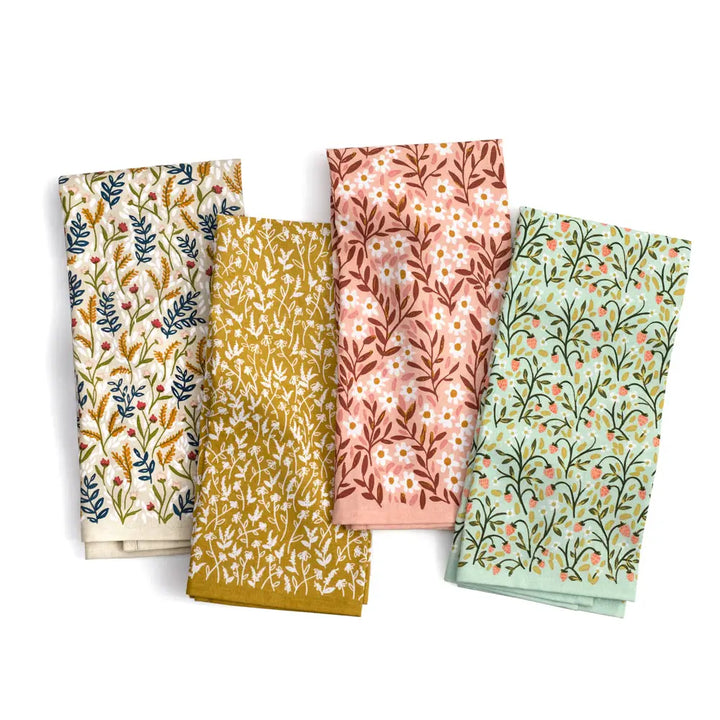 Tiny Floral Kitchen Towel (Set of 4)