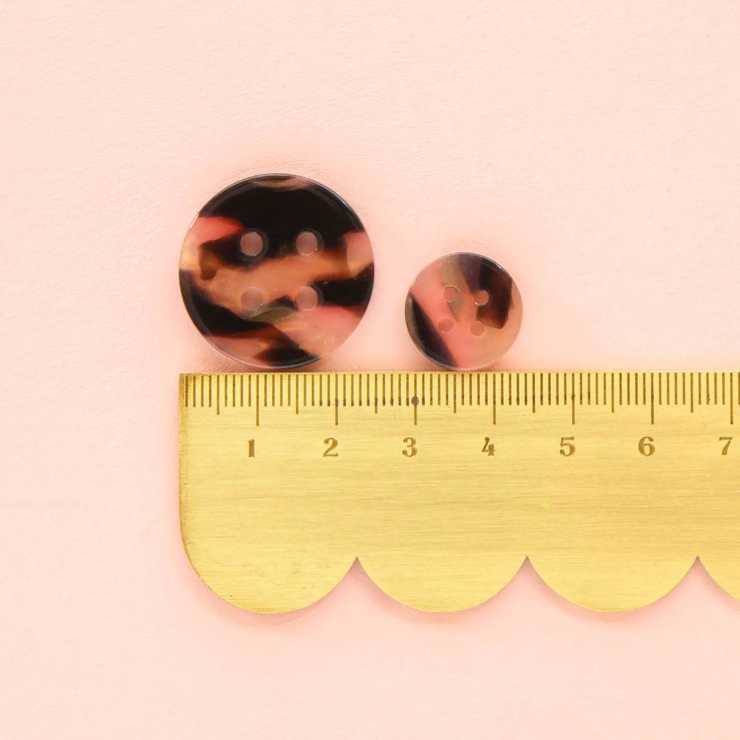 Buttons - Tortoise Shell - Small (5/8")