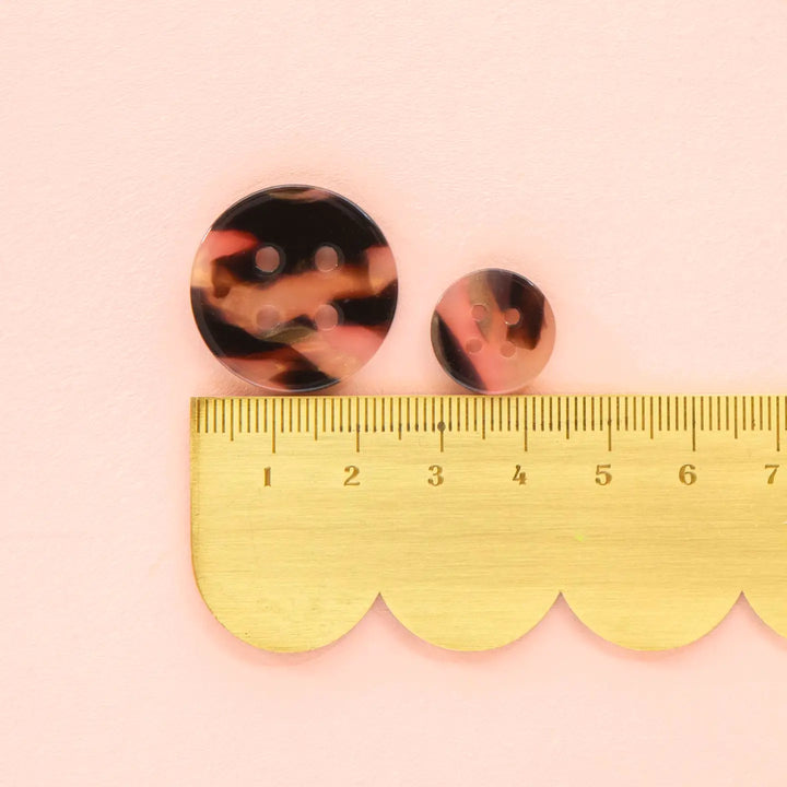 Buttons - Tortoise Shell - Small (5/8")