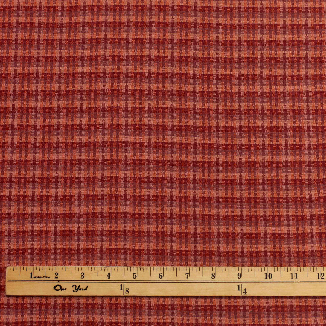 Cotton Woven - Tweed Weave in Rosebed