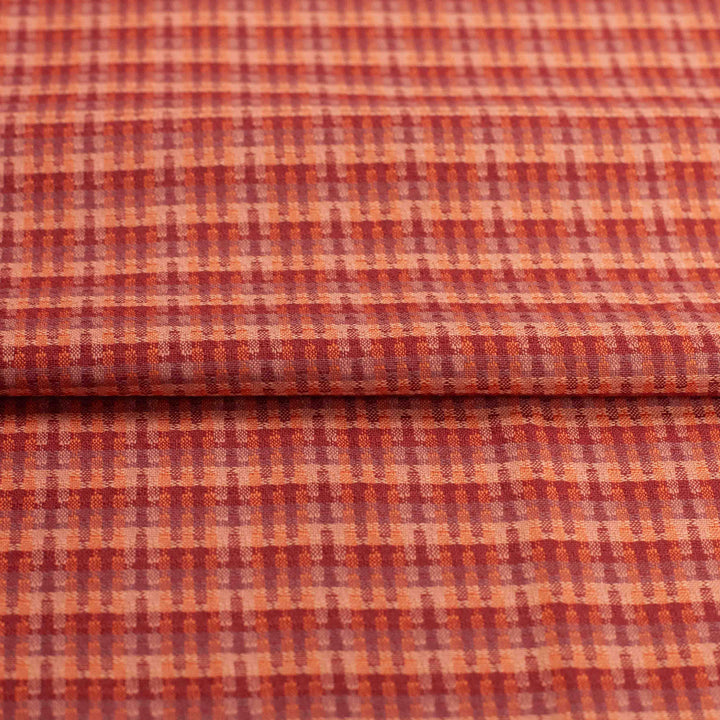 Cotton Woven - Tweed Weave in Rosebed