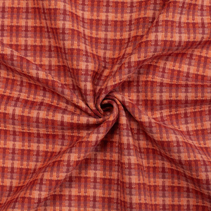 Cotton Woven - Tweed Weave in Rosebed