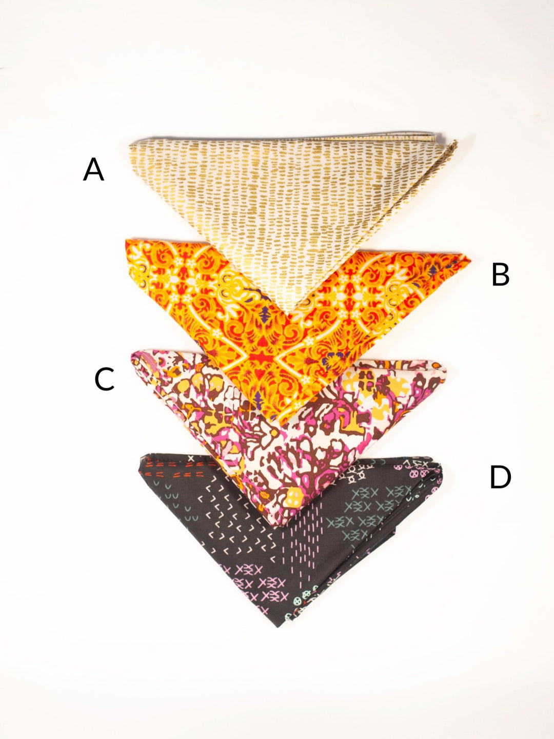 Vibrant cotton pet bandana for large dogs, colorful and stylish accessory