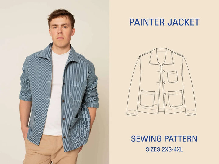 Pattern - Wardrobe by Me - Painter Jacket (Unisex)