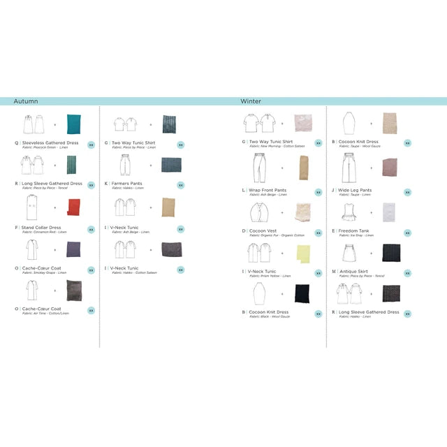 A Year of Sewing with Nani Iro - 18 Patterns to Make &amp; Wear Throughout the Seasons
