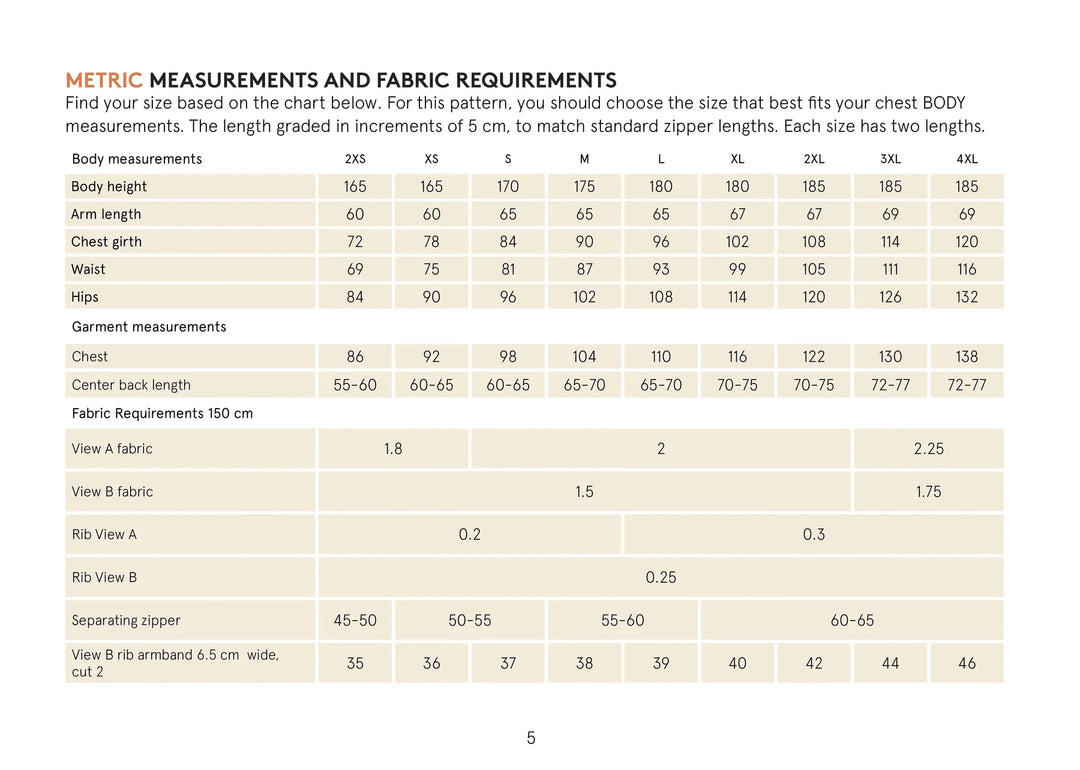 Pattern - Wardrobe by Me - Zipper Hoodie - (Unisex)