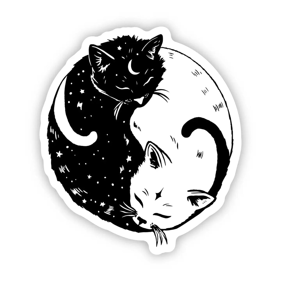 Sticker - Yin Yang Cats