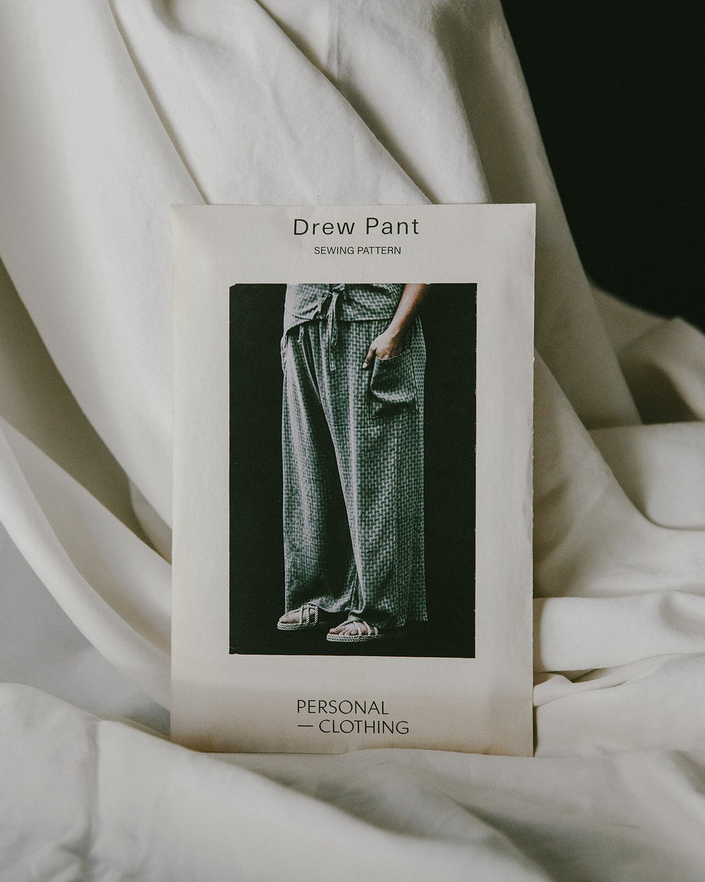 Personal Clothing Drew Pant sewing pattern for modern drawstring pants in women’s and men’s sizes