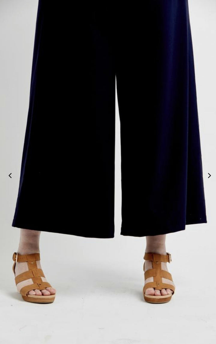Cashmerette Calder Pants & Shorts sewing pattern with wide-leg design, three length options, and inclusive sizing