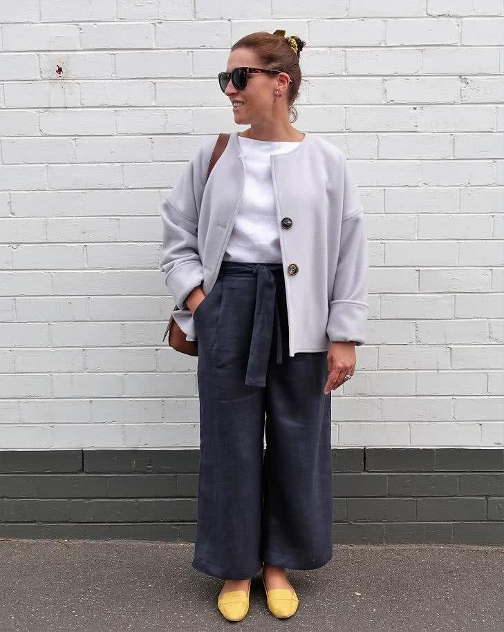 Style Arc Adelaide Woven Jacket sewing pattern with boxy fit and versatile pocket and lining options
