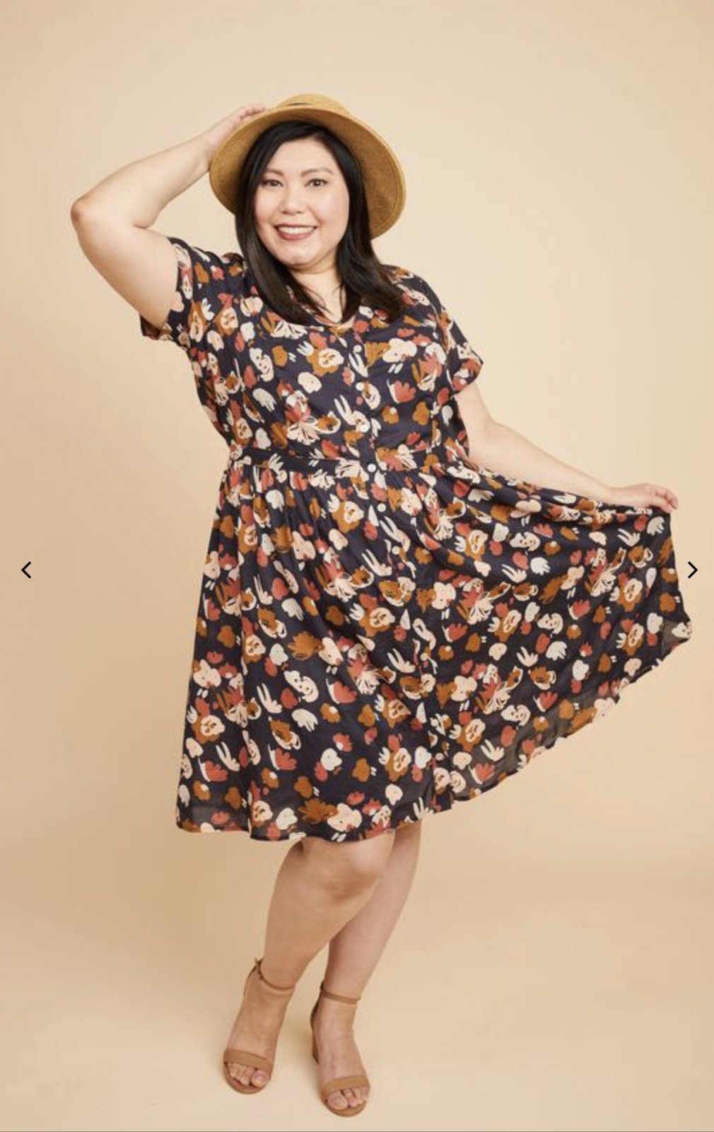 Cashmerette Lenox Shirtdress Pattern – curve-friendly pleated or gathered skirt sewing pattern