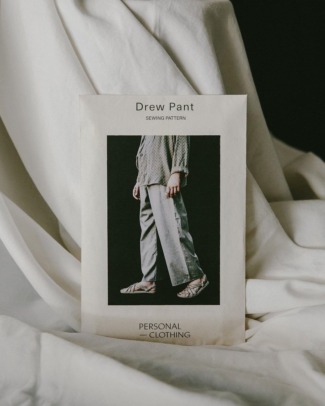 Personal Clothing Drew Pant sewing pattern for modern drawstring pants in women’s and men’s sizes