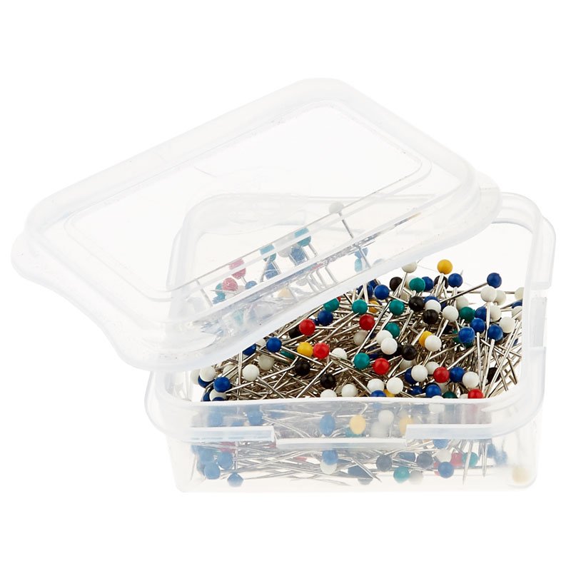 Dritz Ball Point Pins - 240 Count for Knits & Delicate Fabrics with No-Snag Rounded Tips