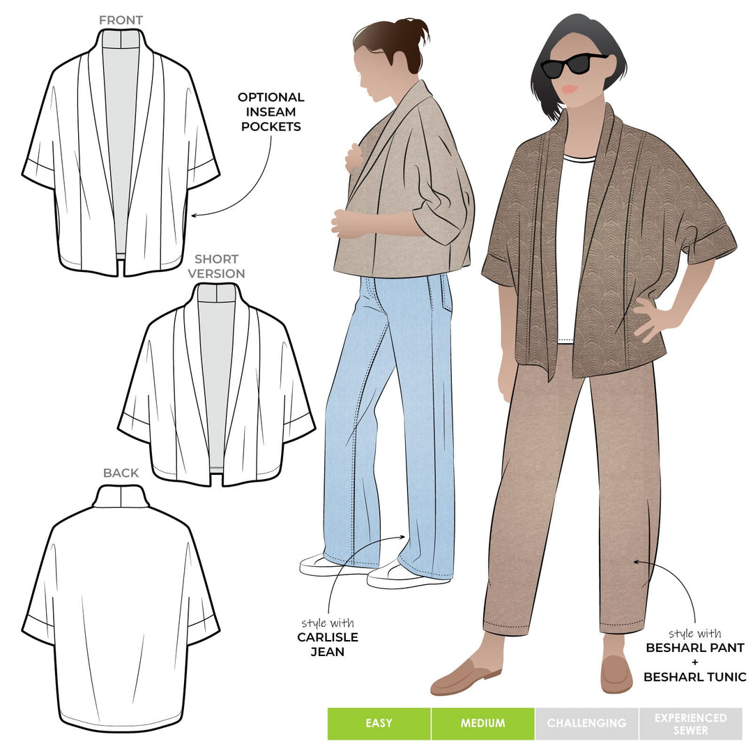 Pattern - Style Arc - Besharl Jacket