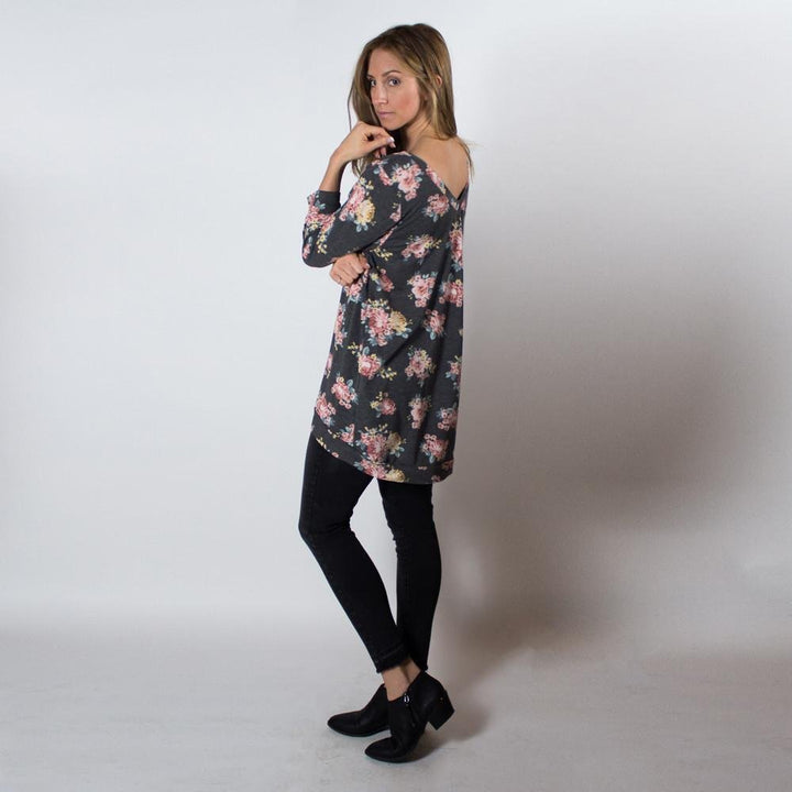 Cali Faye Collection Primrose Pullover Pattern – relaxed fit sewing pattern with optional V-neck back design