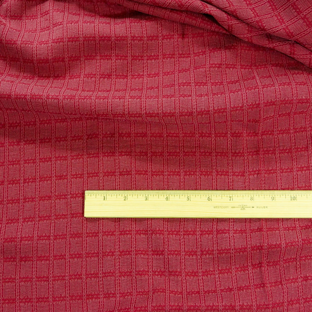 Textured Bemberg Rayon Burgundy 54-inch wide fabric, 100% rayon, luxury sewing textile