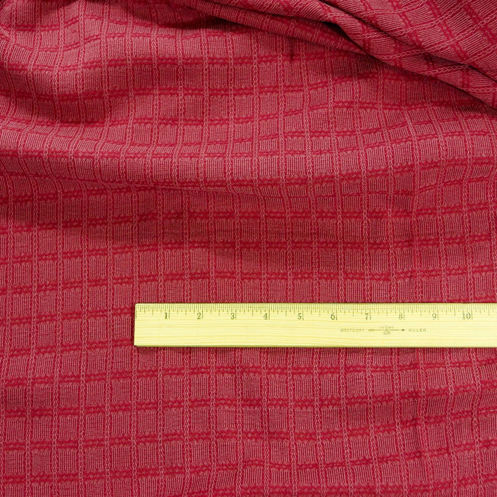 Textured Bemberg Rayon Burgundy 54-inch wide fabric, 100% rayon, luxury sewing textile