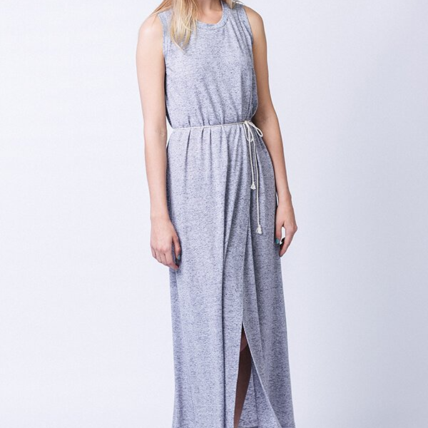 Named Clothing Anneli Double Front Dress sewing pattern – versatile jersey dress and T-shirt with wrap-effect front and round neckline.