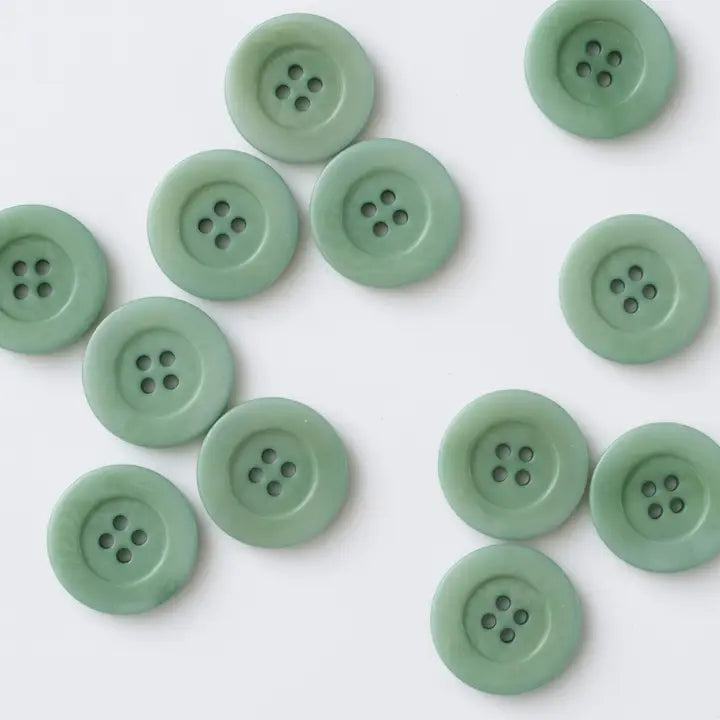 Corozo Nut Buttons Jadite - 3 sizes (20L, 30L, 40L)