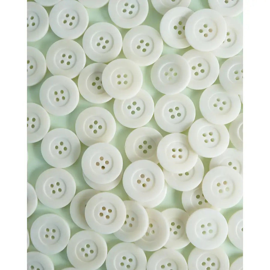 Corozo Nut Buttons Milk - 2 sizes (20mm and 40mm)