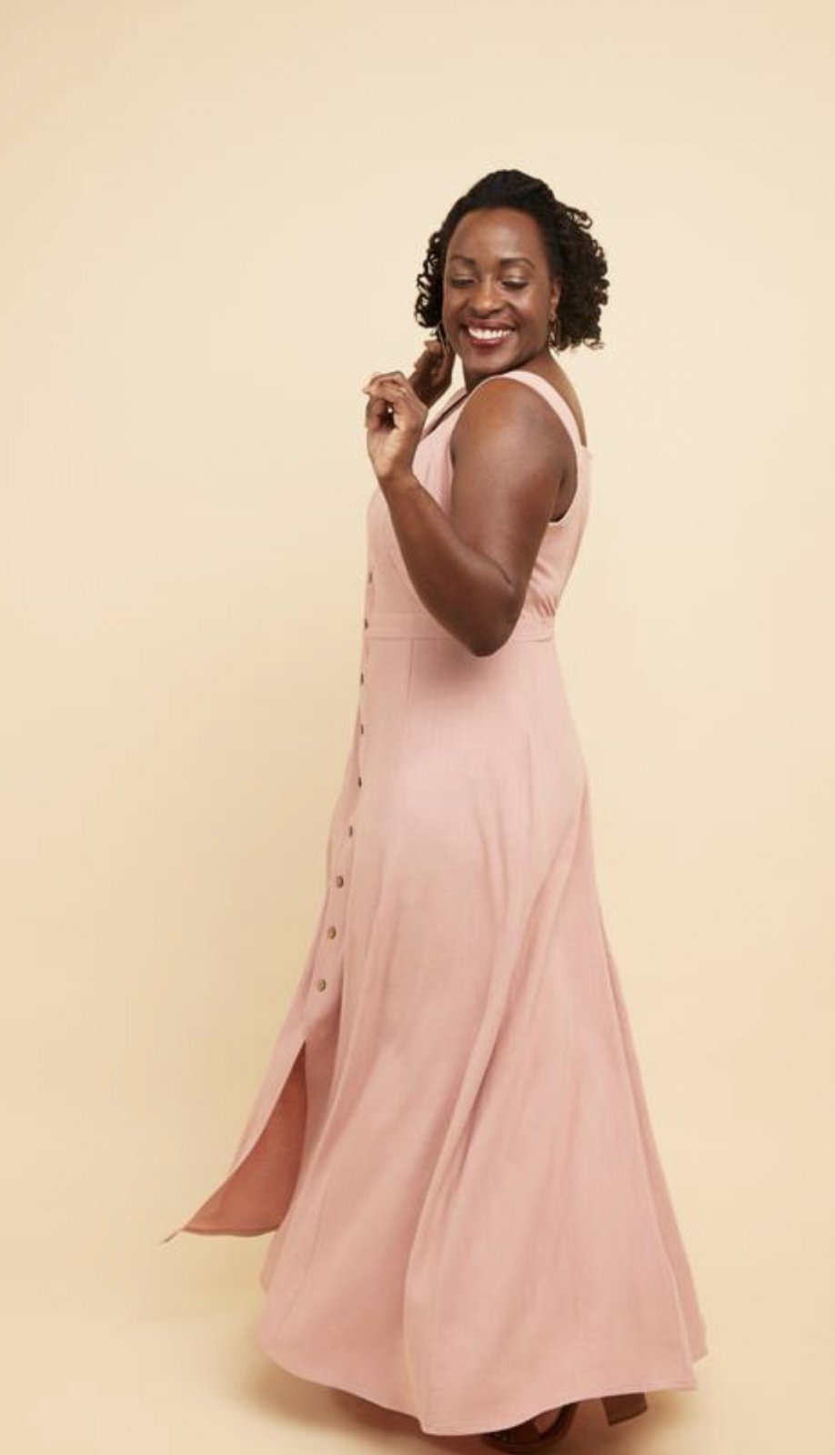 Cashmerette Holyoke Maxi Dress & Skirt Pattern – elastic waist maxi dress and full-length skirt sewing pattern