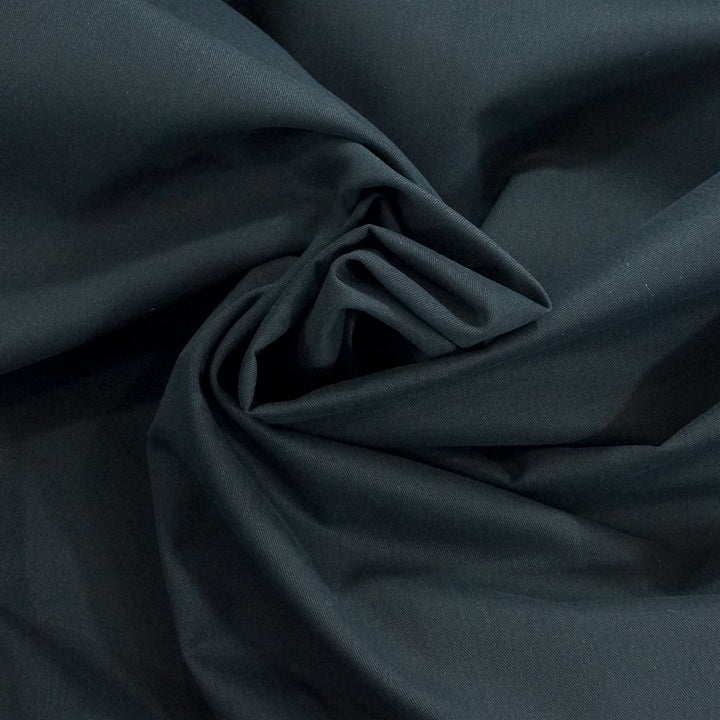 Chino Twill Brushed Black – 100% cotton brushed twill fabric, 8.5 oz, 60 inches wide for sewing pants, jumpsuits, and overalls