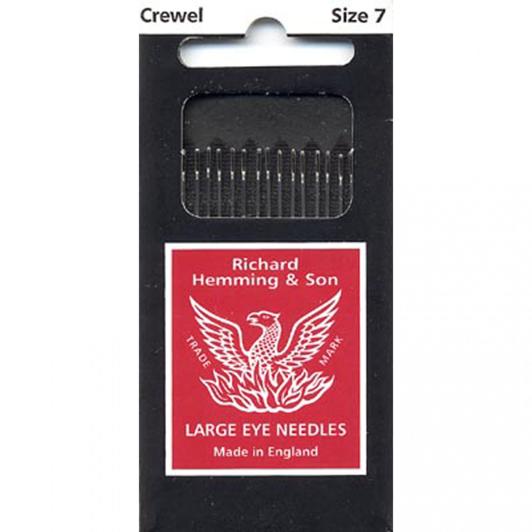 Richard Hemming & Son Crewel Embroidery Needles size 7 pack