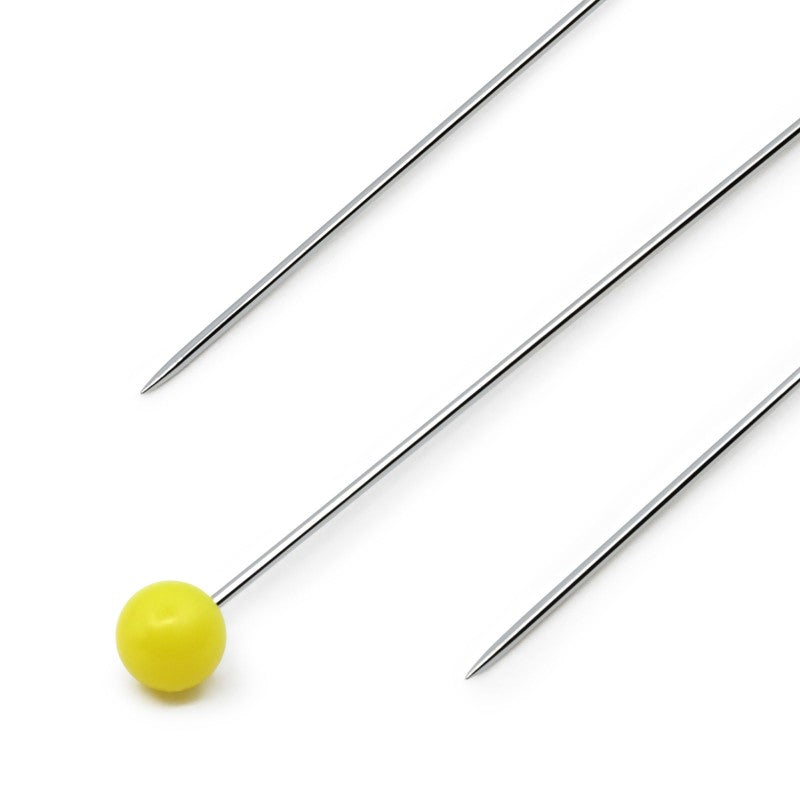 Quilting Pins 1.75 inch, 175 count nickel straight sewing pins pack