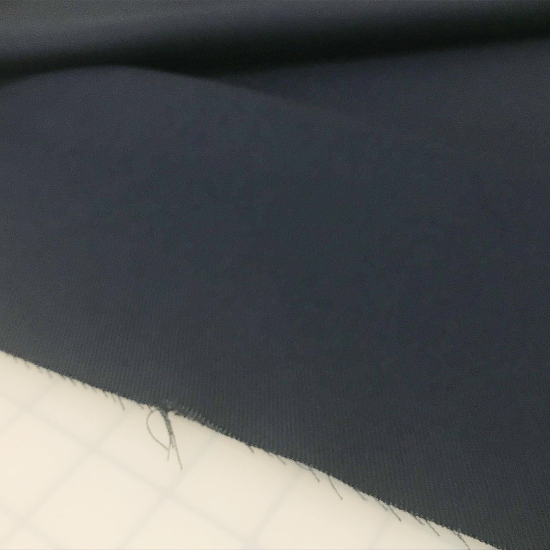 Ventana Twill Smoke Blue 100% cotton fabric, mid-weight 7.9 oz/yard, perfect for pants, jackets, and tailored sewing project
